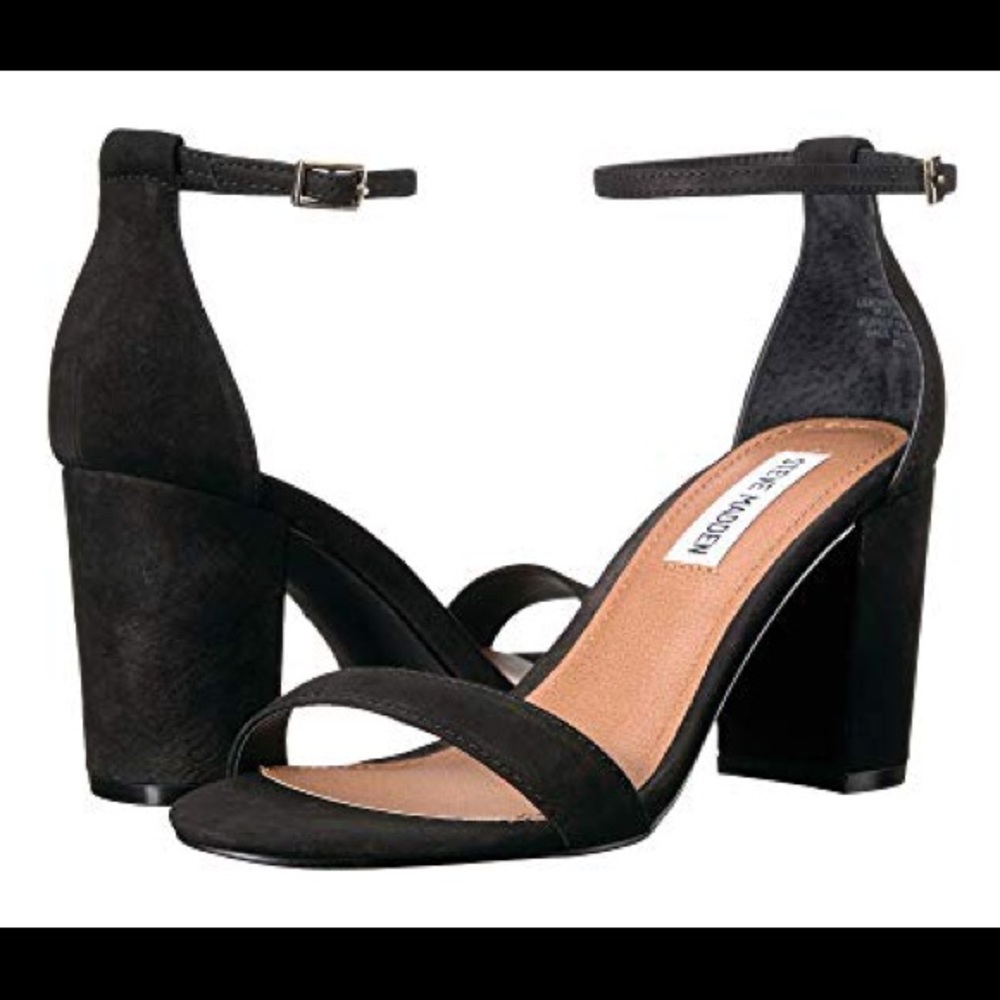 Steve Madden Frame Ankle Strap Block Heeled Sandal